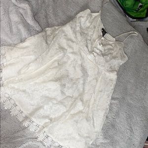 White lace dress